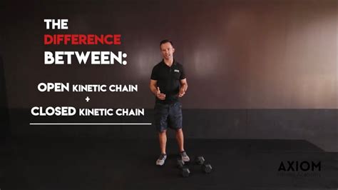 Open Versus Closed Kinetic Chain Personal Trainer Education Youtube