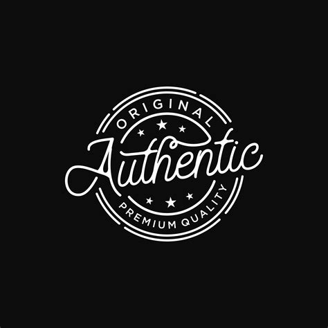 Original And Authentic Hand Written Lettering For Label Badge Apparel