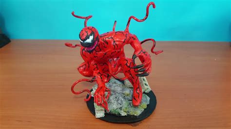 Como Hacer A Carnage Spiderman Sculpting Carnage Tutorial Youtube