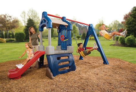 Little Tikes Clubhouse Swing Set Outdoor Play For Your Toddler