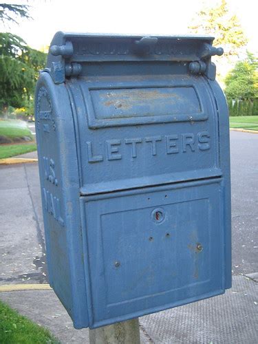 Img7749 Blue Us Postal Service Mailbox Andrechinn Flickr