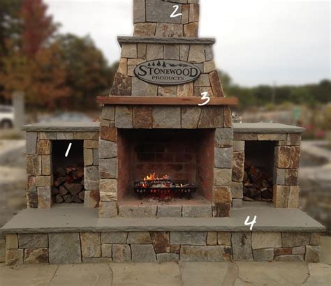 Electric Fireplace Calflame Natural Stone Propane Gas Outdoor