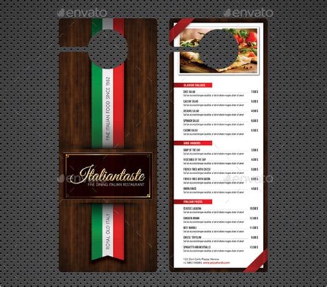 Free 10 Restaurant Door Hanger Templates In Psd In Design