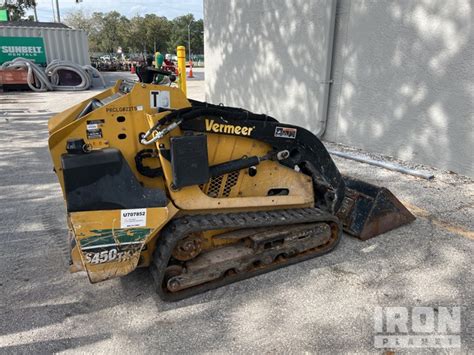 2019 Vermeer S450tx Mini Compact Track Loader In Tampa Florida United