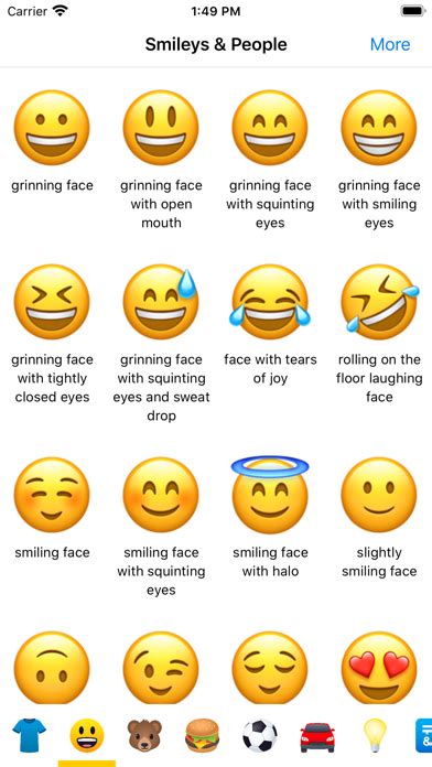 screenshot 6 for emoji meaning dictionary list emojis meanings emoji ios emoji