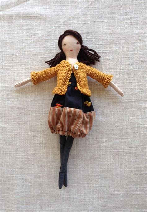 Modern Cloth Doll Doll With Clothes Handmade Fabric Doll Etsy Doll