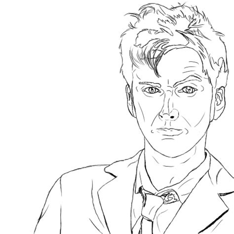 Earth day is celebrated on the 22nd of april every year. 10th Doctor lineart by Perrikara on DeviantArt