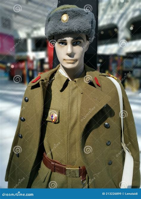 Soldier Uniform From The Communist Period Stock Image Image Of