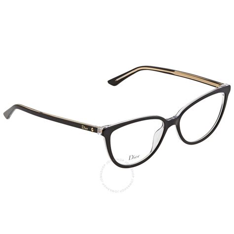 Dior Ladies Black Round Eyeglass Frames Monta33 0tkx 52 827886008001 Eyeglasses Jomashop