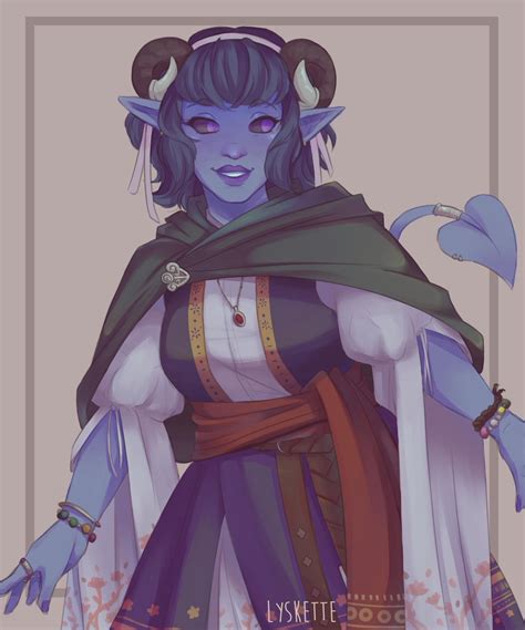 Media Tweets By Lys Lyskette Twitter Tiefling Female Dungeons And Dragons Board Character