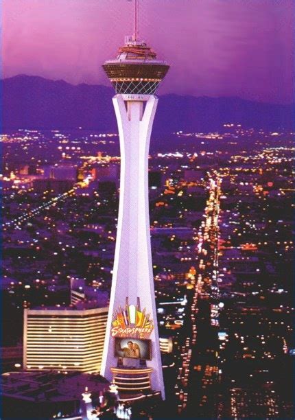 Stratosphere Tower Las Vegas Nevada The Observation Deck At The Top