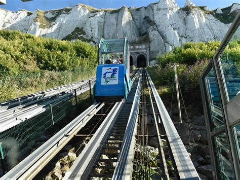 Funicular Railway And Panoramic Viewpoint Destination Le Treport Mers