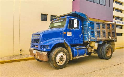 Mexican Trucks Cargo Transporter Delivery Cars In Puerto Escondido