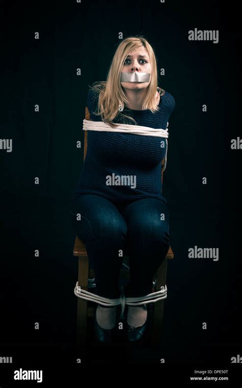 Woman Tied Up Abuse Hi Res Stock Photography And Images Alamy