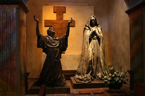 Mission Santa Barbara Statues In The Chapel Of The Santa B Flickr