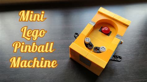 Simple Mini Lego Pinball Machine Full Tutorial Youtube