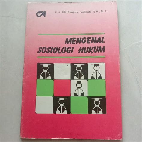 Jual Original Mengenal Sosiologi Hukum Prof Dr Soerjono Soekanto Shopee Indonesia