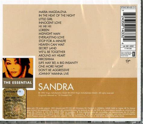 The Essential Sandra Sandra Cd Ibs