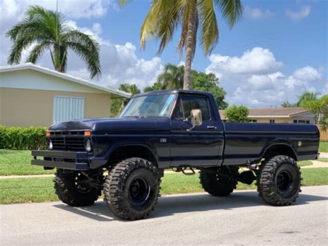1976 Ford F 100 Lifted With Super Swamper Tires Classic Truck 4wd 5 Day
