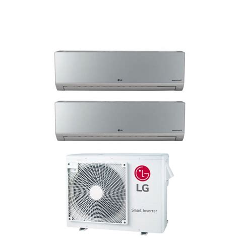 Lg Climatizzatore Dual Split Artcool Silver Btu A A R