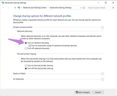 Fixed Network Discovery Is Turned Off Windows Techpout