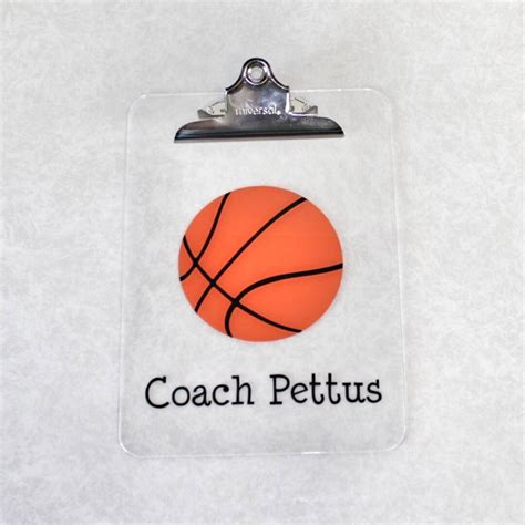 Basketball Clipboard Personalized Coach Clipboard Sports Etsy Singapore
