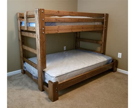 Full Over Queen Bunk Bed Solid Wood Hanaposy