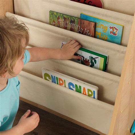 Sling Bookshelf Natural Kidkraft Bookcases And Toy Chests Maisonette