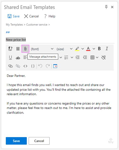 How To Create A Template In Outlook With Attachment