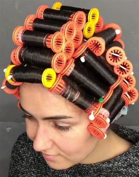 Hair Rollers Curlers New Perm Perms Hair Salon Dryer Salons Hair Beauty Mini