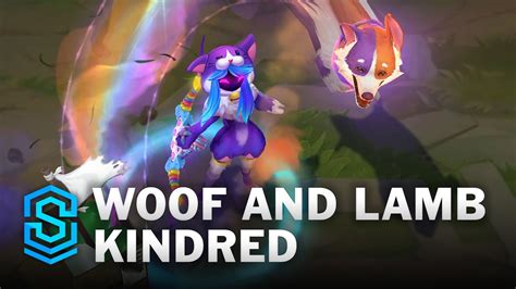 woof and lamb kindred skin spotlight pre release pbe preview league of legends youtube