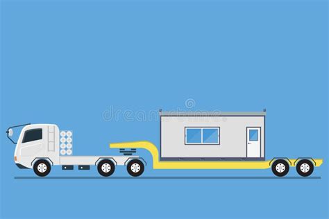 Container Office Isolated Stock Illustration Illustration Of Cargo