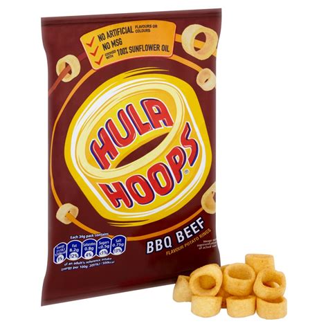 Hula Hoops Bbq Beef Crisps 34g Bb Foodservice