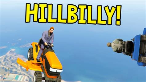 HILLBILLY MOUNTAIN MOWING! Olli43 vs Geo23 - Episode 35 (GTA 5 Funny