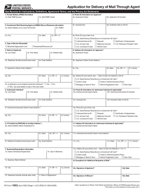Usps 1583 2023 2024 Form Fill Out And Sign Printable Pdf Template