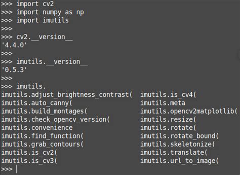 Python No Module Named Imutilspespective After Pip Installing