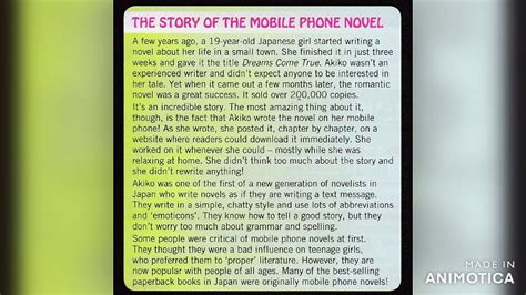 Unit 2 The Story Of The Mobile Phone Novel Youtube