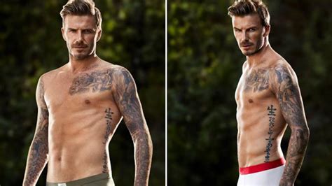 David Beckham Shares New H M Underwear Shots
