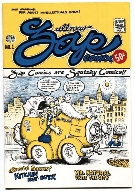 zap 1 1967 1st issue 3rd printing mr natural robert crumb vf 1967 comic dta collectibles