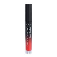 Recension Isadora Velvet Comfort Liquid Lipstick Hot Coral Daisy