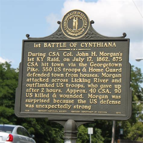 Confederate Kentucky First Battle Of Cynthiana Ky