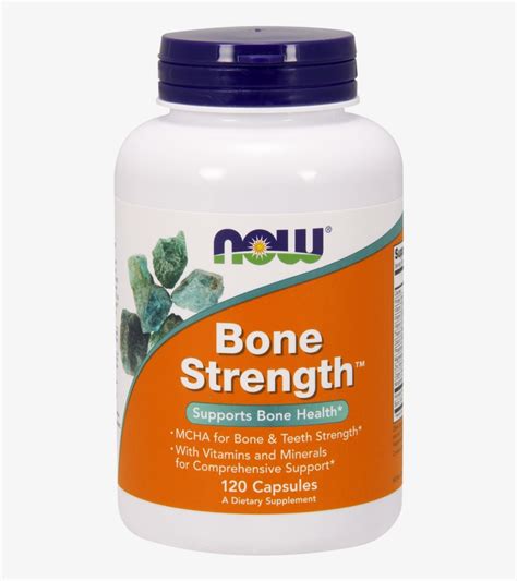 Bone Strength™ Capsules Now Foods Bone Strength 240 Caps Transparent