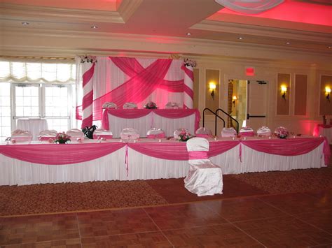 How to plan a quinceañera party. Head Table Decorations and backdrop for a Quinceanera at D ...