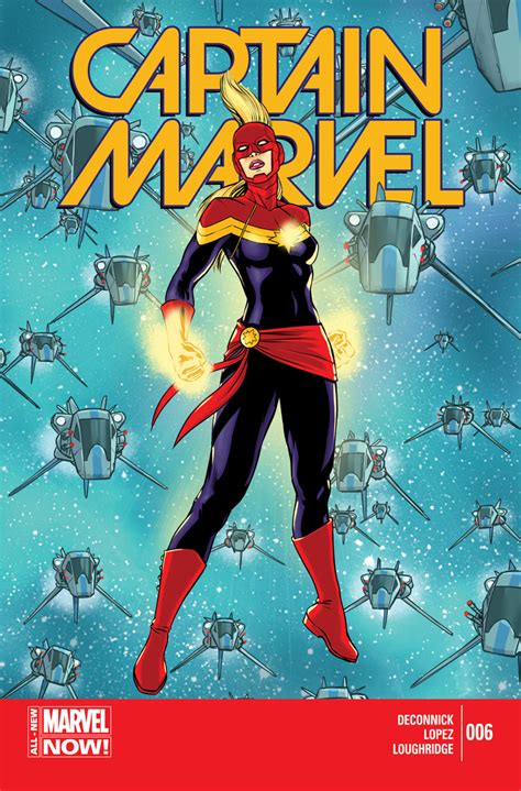 Captain Marvel 2014 6 Comic Issues Marvel