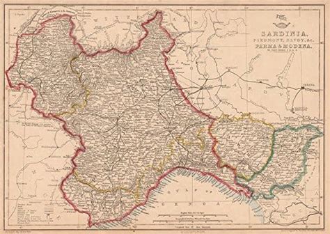 Kingdom Of Sardinia Piedmont Savoy Parma Modena Comté De Nice Dower