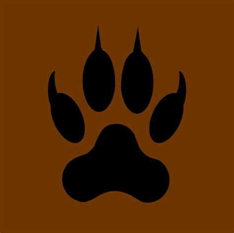 Wolf Paws Clipart