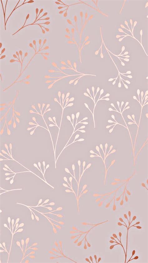 Rose Gold Wallpaper Plain Wallpaper Pastel Wallpaper Flower