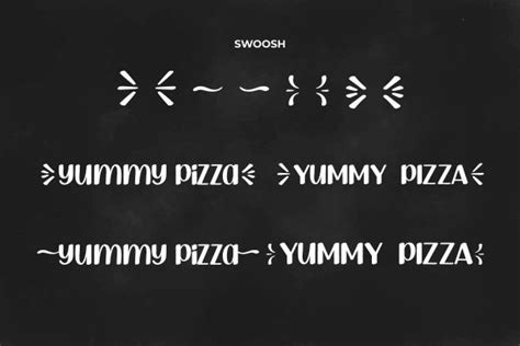 Yummy Pizza Font By Rais Project Studio