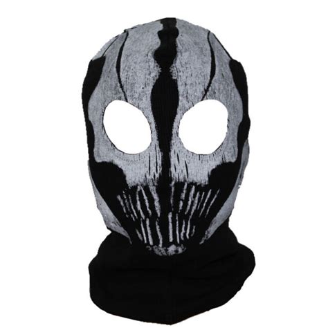 Call Of Duty Cod Commander Elias Balaclava Ghost Mask Skull Face Hood