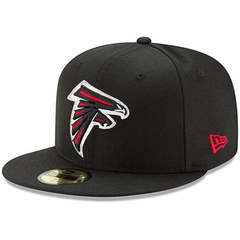 Atlanta Falcons New Era Omaha 59fifty Fitted Hat Black
